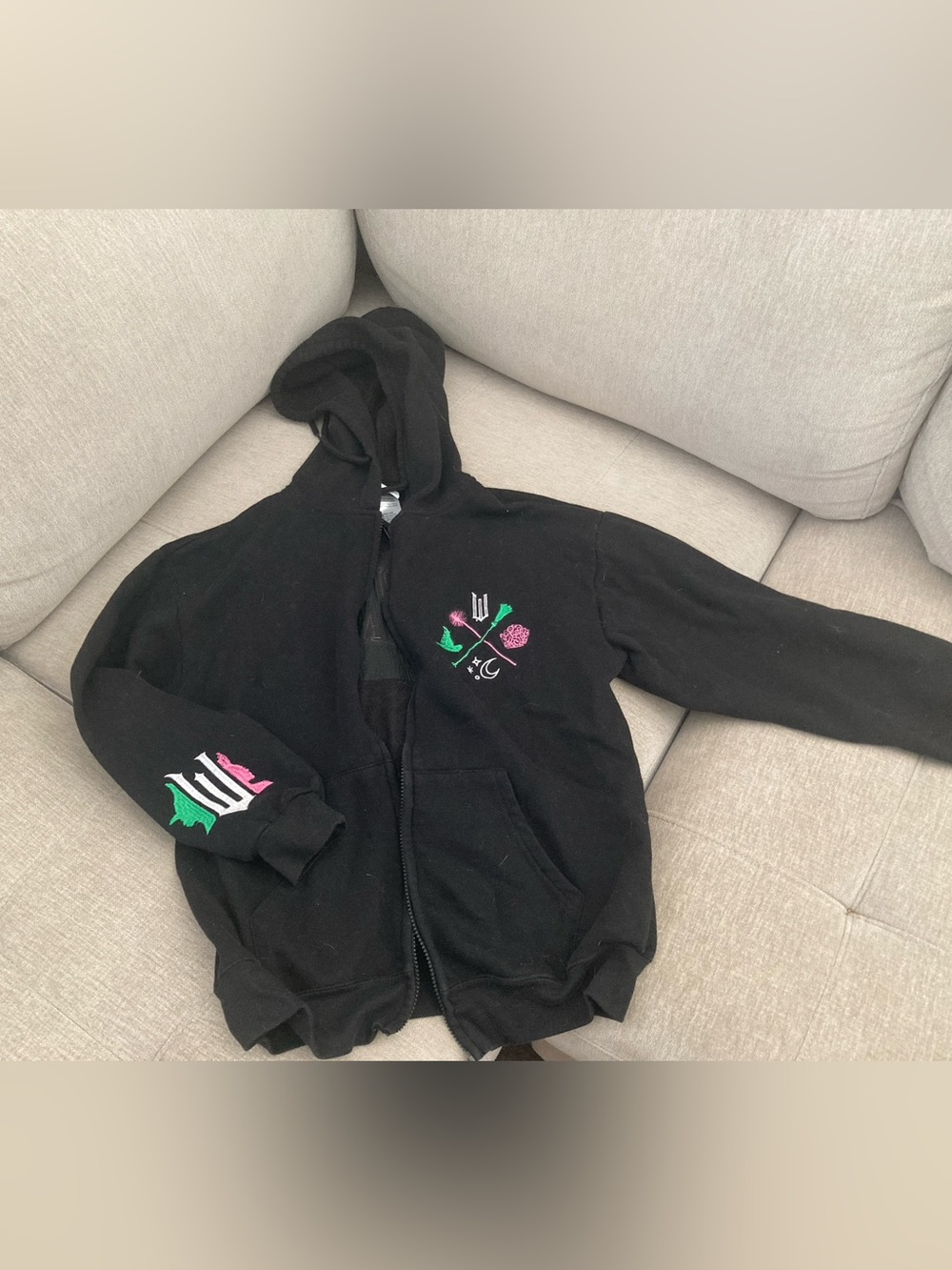 Wicked zip up hoodie
